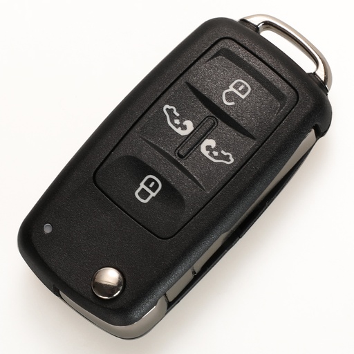[VW110TE03-OE] TELEMANDO DE 4 BOTONES DE VOLKSWAGEN SHARAN (7N0837202N) ID48 HU66 ORIGINAL POR BASTIDOR