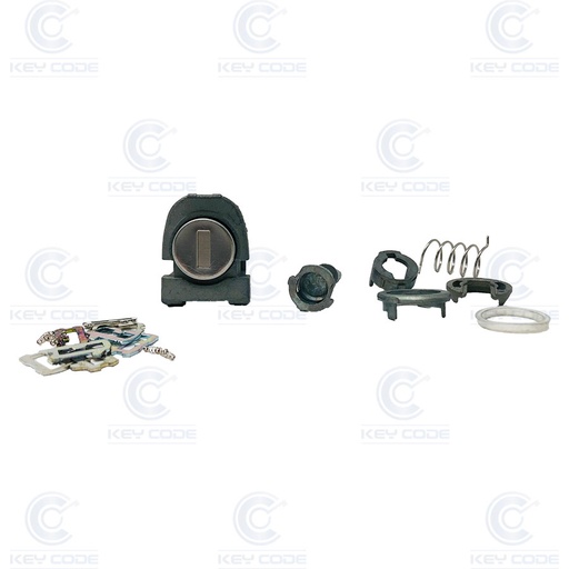 [VW66CP06B-AF] SERRURE PORTE DROITE DÉMONTÉE VW GOLF IV (02-04) AVEC CROCHET HU66