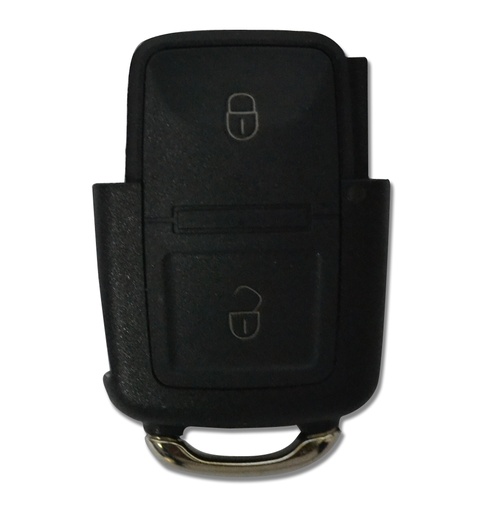 [VW66CS2B-C] CARCASA MANDO VW CUADRADO 2 BOTONES  