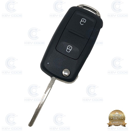 [VW66CS2B-P] VOLKSWAGEN AMAROCK/CADDY REMOTE CASE HU66 (2 BUTTONS) - PREMIUM QUALITY