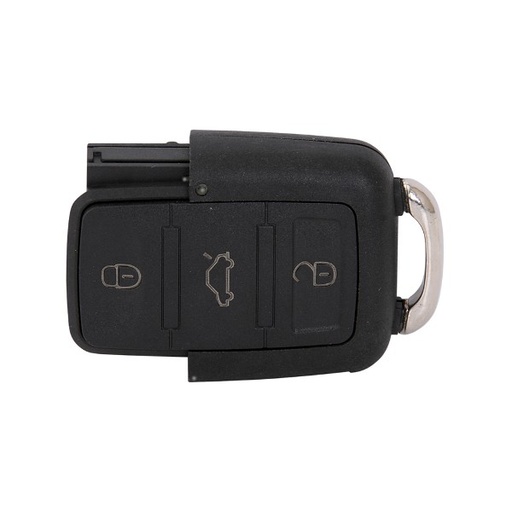 [VW66CS3B-C] CARCASA MANDO VW CUADRADO 3 BOTONES SIN ENCASTRE 