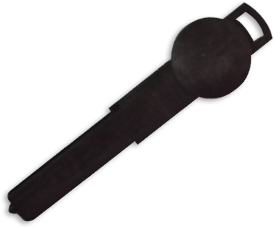 [VW66ES01-P] PLASTIC REPLACEMENT KEY HU66 VW
