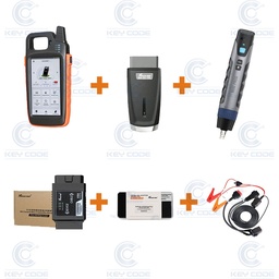 [Xhorse-PACK01] PACK Xhorse 01: KEY TOOL MAX + MINI OBD + MINI-PROG + CABLE TOYOTA + CABLE 8A TOYOTA  + CABLE FORD