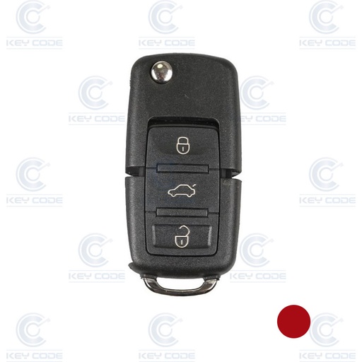 [XK01-1] TELECOMMANDE VOLKSWAGEN DE 3 BOUTONS POUR VVDI KEY TOOL XKB501EN