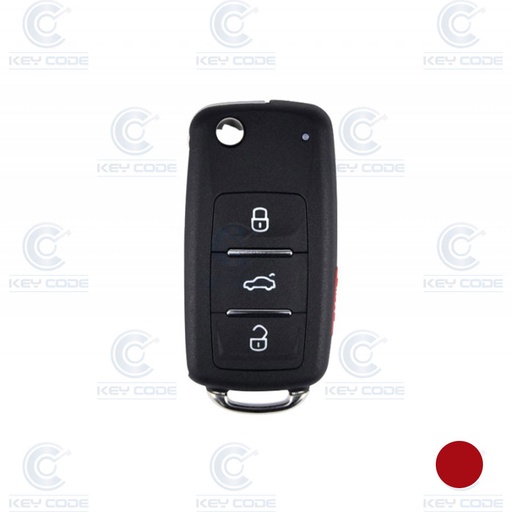 [XK01-3] CONTROLE REMOTO VAG COMPLETO DE 3 BOTÕES PARA VVDI KEY TOOL XKB510EN