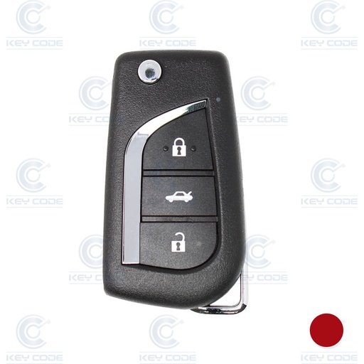 [XK08] TELECOMMANDE TOYOTA DE 3 BOUTONS POUR VVDI KEY TOOL XKTO20EN - VERSION AMÉLIORÉE DE XKTO00EN