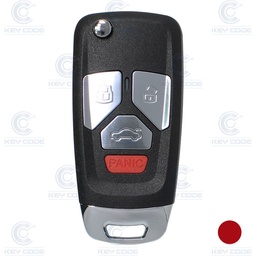 [XKAU02] MANDO AUDI DE 3+1 BOTONES PARA VVDI KEY TOOL XKAU02EN