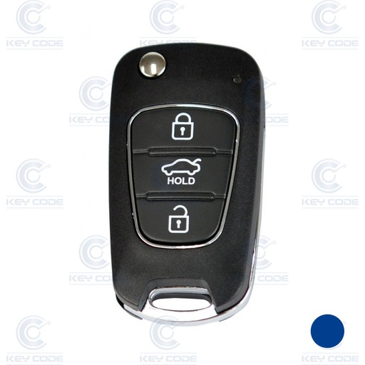 [XKN09] MANDO PLEGABLE HYUNDAI CON TRANSPONDER DE 3 BOTONES PARA VVDI KEY TOOL XEKF20EN