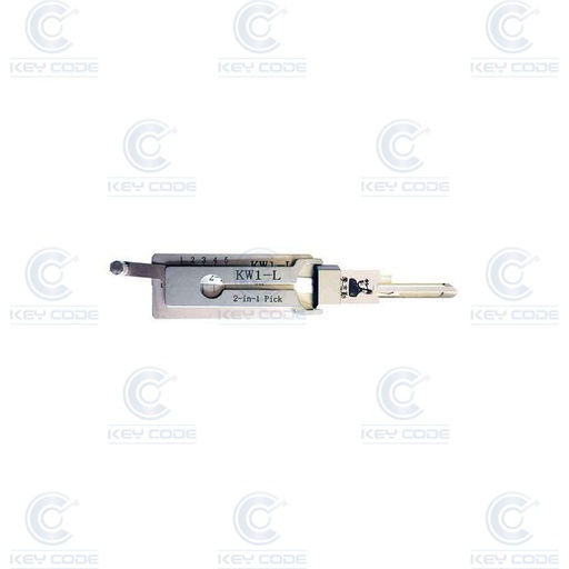 [KW1-L-AG] GANZUA LISHI 2 EN 1 KW1G  L 5 PINES / ANTIREFLEJO