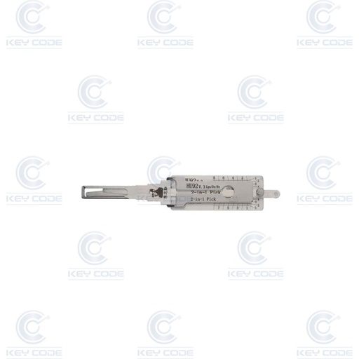[HU92+TWIN-AG] GANZUA LISHI 2 EN 1 HU92 BMW TW ARRANQUE, PUERTA, MALETERO / ANTIREFLEJO