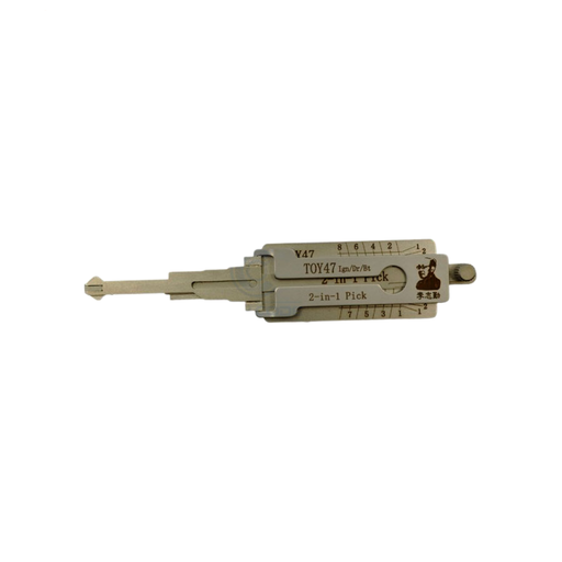 [TOY47-AG] LISHI 2 IN 1 PICK DECODER TOY47 TOYOTA IGNITION, DOOR, BOOT / ANTIGLARE