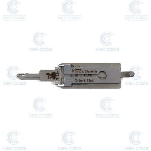 [NE72+AG] LISHI 2 IN 1 PICK DECODER NE72 PSA, RNLT, NISSAN IGNITION, DOOR, BOOT / ANTIGLARE