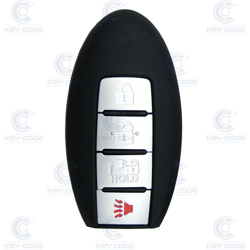 [NI102TE11-OE] NISSAN LEAF (2013-2017) 4 BUTTONS SMART REMOTE (285E3-3NF4A) HITAG 2 ID46  JMA TP12 PCF7952 315 MHZ FSK - ORIGINAL - 