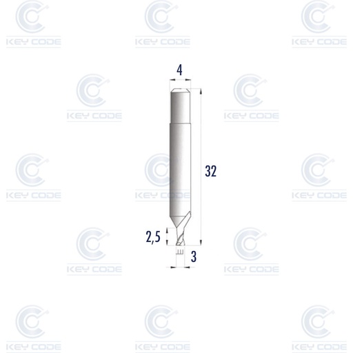 [RIC05508B] KEYLINE V015 CUTTER RIC05508B FOR VERSA, NINJA VORTEX AND NINJA TOTAL