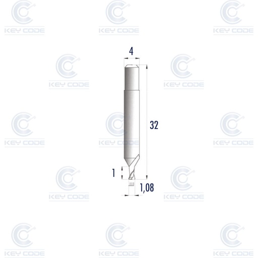 [RIC07782B] FRESA KEYLINE V035 RIC07782B PARA VERSA, NINJA VORTEX Y NINJA TOTAL