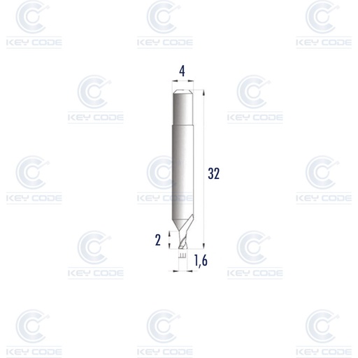 [RIC09211B] KEYLINE V043 CUTTER RIC09211B FOR VERSA, NINJA VORTEX AND NINJA TOTAL