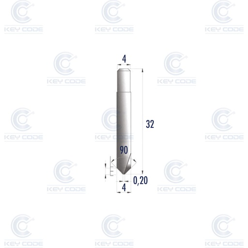 [RIC09442B] KEYLINE V044 CUTTER RIC09442B FOR VERSA, NINJA VORTEX AND NINJA TOTAL