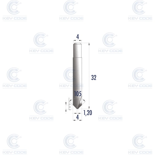 [RIC09480B] KEYLINE V045 CUTTER RIC09480B FOR VERSA, NINJA VORTEX AND NINJA TOTAL
