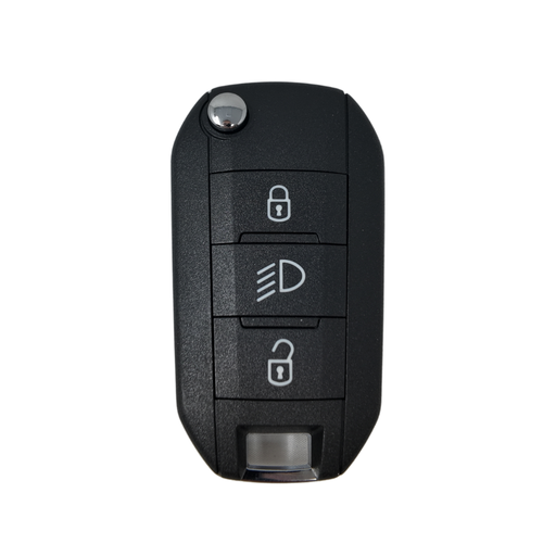 [CI102TE08-AF] FOLDABLE 3-BUTTON REMOTE PSA FOR AIRCROSS C3, C5, AND C6 (1617021580; 9809821077) HITAG 128 BITS AES - ID4A NCF2960M 433 MHZ FSK