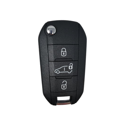 [CI104TE06-AF] PSA FLIP REMOTE 3 BUTTONS FOR JUMPY HITAG 128 BITS AES - ID4A NCF2960M 433 MHZ FSK