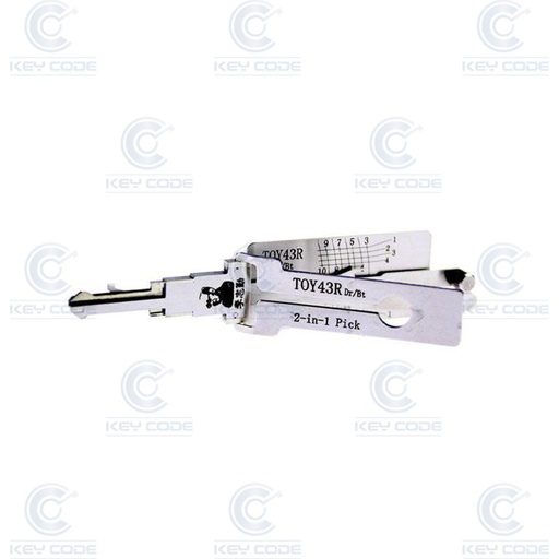 [TOY43R-AG] GANZUA LISHI 2 EN 1 ISUZU, GMC, CHEVROLET TOY43R (B108/B110) MALETERO, PUERTA / ANTIREFLEJO