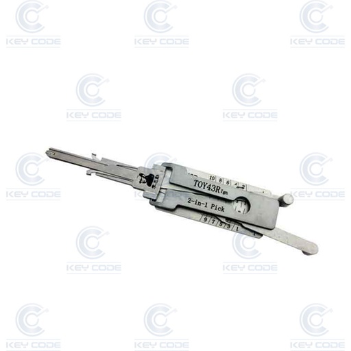 [TOY43R+AG] GANÇUA LISHI 2 EM 1 ISUZU, GMC, CHEVROLET TOY43R IGN (B108/B110) ARRANQUE / ANTIREFLEXO