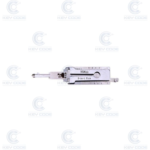 [NSN11-AG] CROCHET LISHI 2 EN 1 NSN11 NISSAN, SUBARU / ANTIREFLET