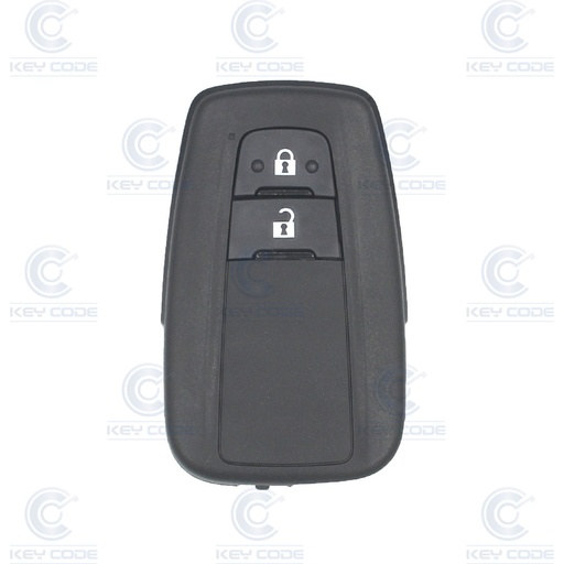 [TO101TE04-OE] COMANDO TOYOTA COROLLA (+2018) 2 BOTÕES (8990H-02020) HITAG 128 BITS AES ID4A NCF29A1M 433 Mhz FSK - ORIGINAL