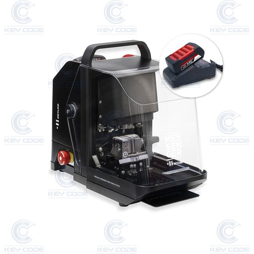 [MESSENGER-BATTERY] MÁQUINA ELETRÓNICA CORTE PORTÁTIL MESSENGER DE KEYLINE BI1001-BAT-EU-BS (COM BATERIA)