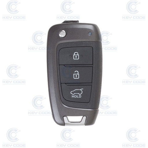 [HY101TE14-OE] TELECOMMANDE HYUNDAI PLIABLE 3 BUTTONS POUR SANTA FE (2018-2019) (95430S1200) HITAG 3 ID47 PCF7938XA 433 Mhz FSK - ORIGINALE -