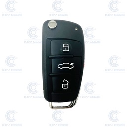 [AU900TE05-OE] AUDI FLIP REMOTE 3+1 BUTTONS DOR S3 (2015) (8V0 837 220 E INF) CRYPTO 128 BITS AES ID88  433 Mhz ASK - ORIGINAL -