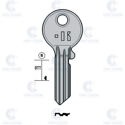 [KL-LR10] CLÉ KEYLINE LAPERCHE LR10 (LH42, LAP-96D)