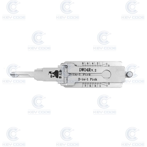 [DWO4R-V2-AG] CROCHET LISHI 2 EN 1 DWO4R GM / ANTIREFLET