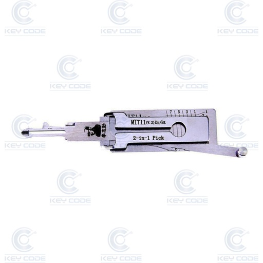 [MIT11R-AG] LISHI PICK DECODER  2 IN 1 FOR MITSUBISHI MIT11R (DOOR ONLY) / ANTIGLARE
