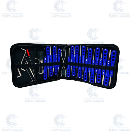 [HE-GNZ01] JUEGO DE HERRAMIENTAS DE GANZUAS (29 PIEZAS) 