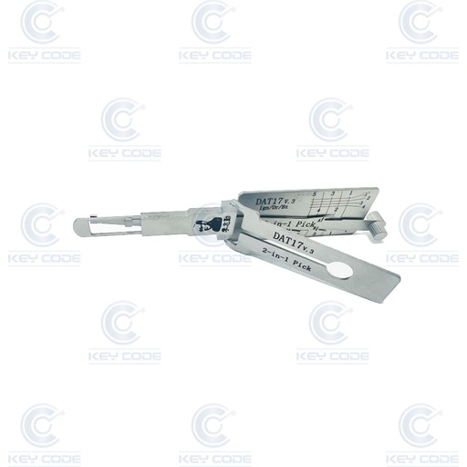 [DAT17+IGN-AG] CROCHET LISHI 2 EN 1 DAT17 SUBARU, NISSAN 10 TAILLES NEIMAN, PORTE ET COFFRE / ANTIREFLET