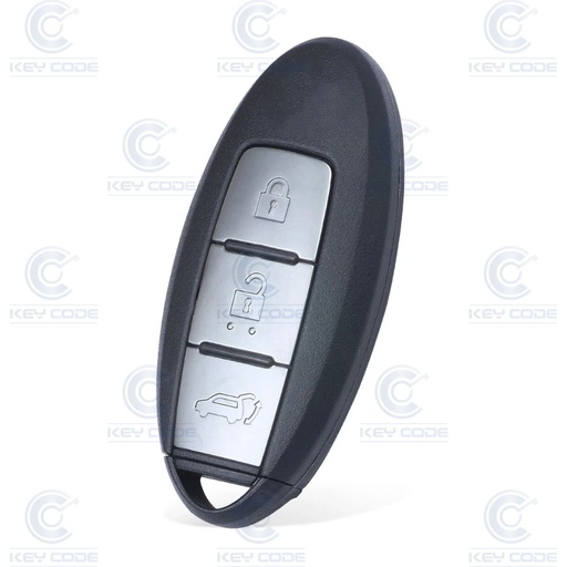[NI104TE02-AF] MANDO NISSAN 3 BOTONES (285E34CB5C, 285E34CB5A) PARA X-TRAIL, QASHQAI PCF7953M HITAG AES 4A CHIP 433 Mhz 