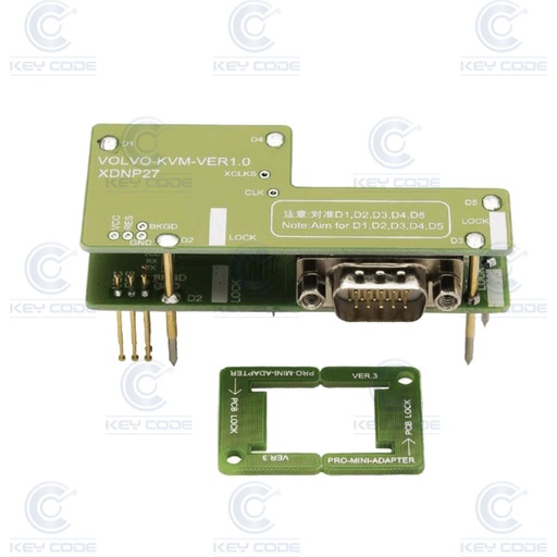 [VVDI-XDNP27] ADAPTADOR XHORSE XDNP27 VOLVO KVM SIN DESOLDAR PARA VVDI KEY TOOL PLUS, MINI PROG Y VVDI PROG