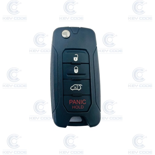 [JP22CS4B] COQUE DE TÉLÉCOMMANDE PLIABLE 3+1 BOUTONS JEEP SIP22