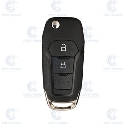 [FO101CS2B-E] CARCASA DE MANDO PLEGABLE DE 2 BOTONES DE FORD MONDEO, RANGER Y ECOSPORT  HU101 