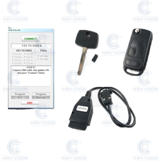 [MBE-KR55-OBDII] W168 W414 SCAN OBDII LICENSE FOR MBE KR55 (HARDWARE INLCUDED)