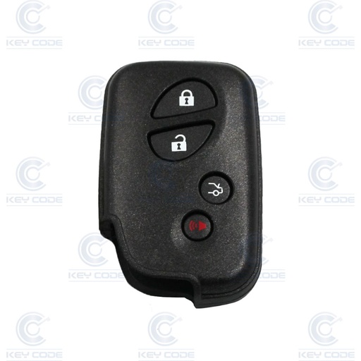 [LE101TE04-OE] TÉLÉCOMMANDE DE PROXIMITÉ 4 BOUTONS POUR LEXUS GX460 (2010 - 2019) (8990460621) CRYPTO 40/80 BITS ID 6D-67 / 68 / 70 433 MHZ FSK -ORIGINALE -