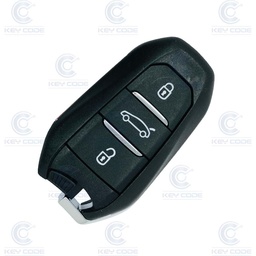 [PE3008TE03-AF] PSA 3008, 5008 AND 508 3 BUTTONS SMART KEY "FREE HANDS" REMOTE (98105588ZD) PCF7953M 4A HITAG AES 433 mhz FSK 