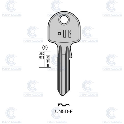 [KL-UN5D-F] CLE UNIVERSELLE KEYLINE UN5D-F (UL050, U-5D)