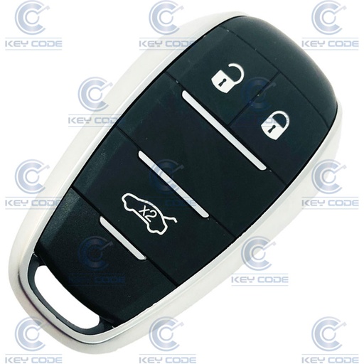 [AL22CS3B-G] CARCAÇA DE COMANDO ALFA ROMEO KEYLESS DE 3 BOTÕES PARA GIULIA SIP22 