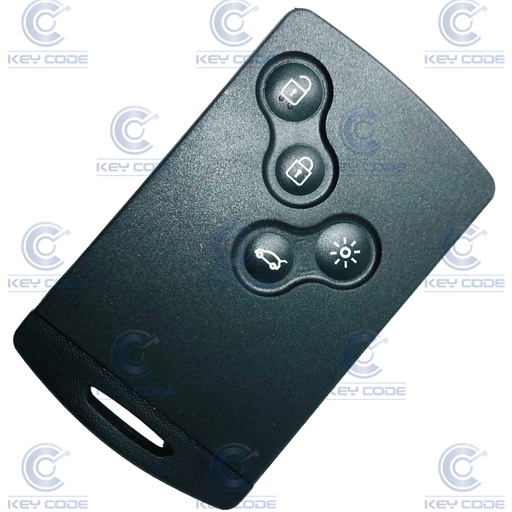 [RN101TJ03-AF] TARJETA RNLT MEGANE III, LAGUNA III, SCENIC 4 BOTONES (09+) SIN MANOS LIBRES (285977505R) PCF7952 433 mhz 