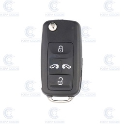 [SE900TE06-OE] FOLDING REMOTE CONTROL SEAT ALHAMBRA (2016) (7N5837202ASINF, 7N5 837 202 AS INF) 5 BUTTONS PCF ID88 433Mhz ASK - ORIGINAL - 