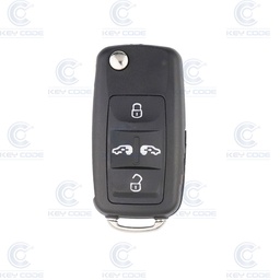 [SE900TE06-OE] MANDO PLEGABLE SEAT ALHAMBRA (2016) (7N5837202ASINF, 7N5 837 202 AS INF) 5 BOTONES PCF ID88 433Mhz ASK - ORIGINAL - 