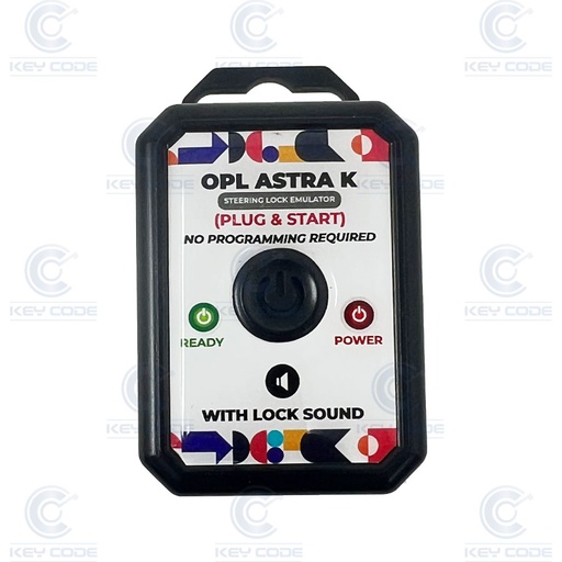 [OP-EMU-ASTRA] STEERING LOCK EMULATOR FOR OPEL VAUXHALL ASTRA K (PLUG - START)