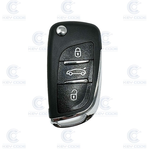 [PSA2CS3B] PSA 3 BUTTONS REMOTE CASE FLIP REMOTE VA2 (BATTERY IN SHELL)
